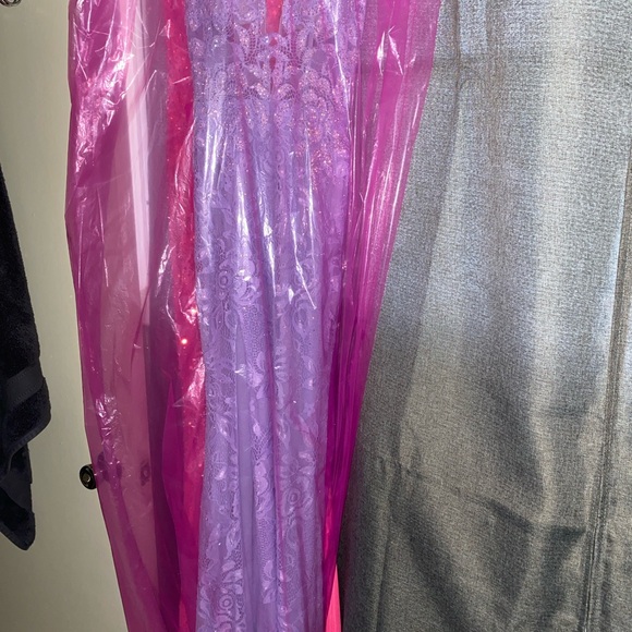 Size 00 never worn from Pink Slip, light purple color. - Picture 2 of 2